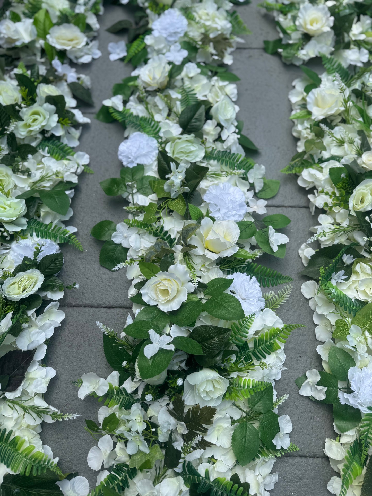 Flower runners/garlands