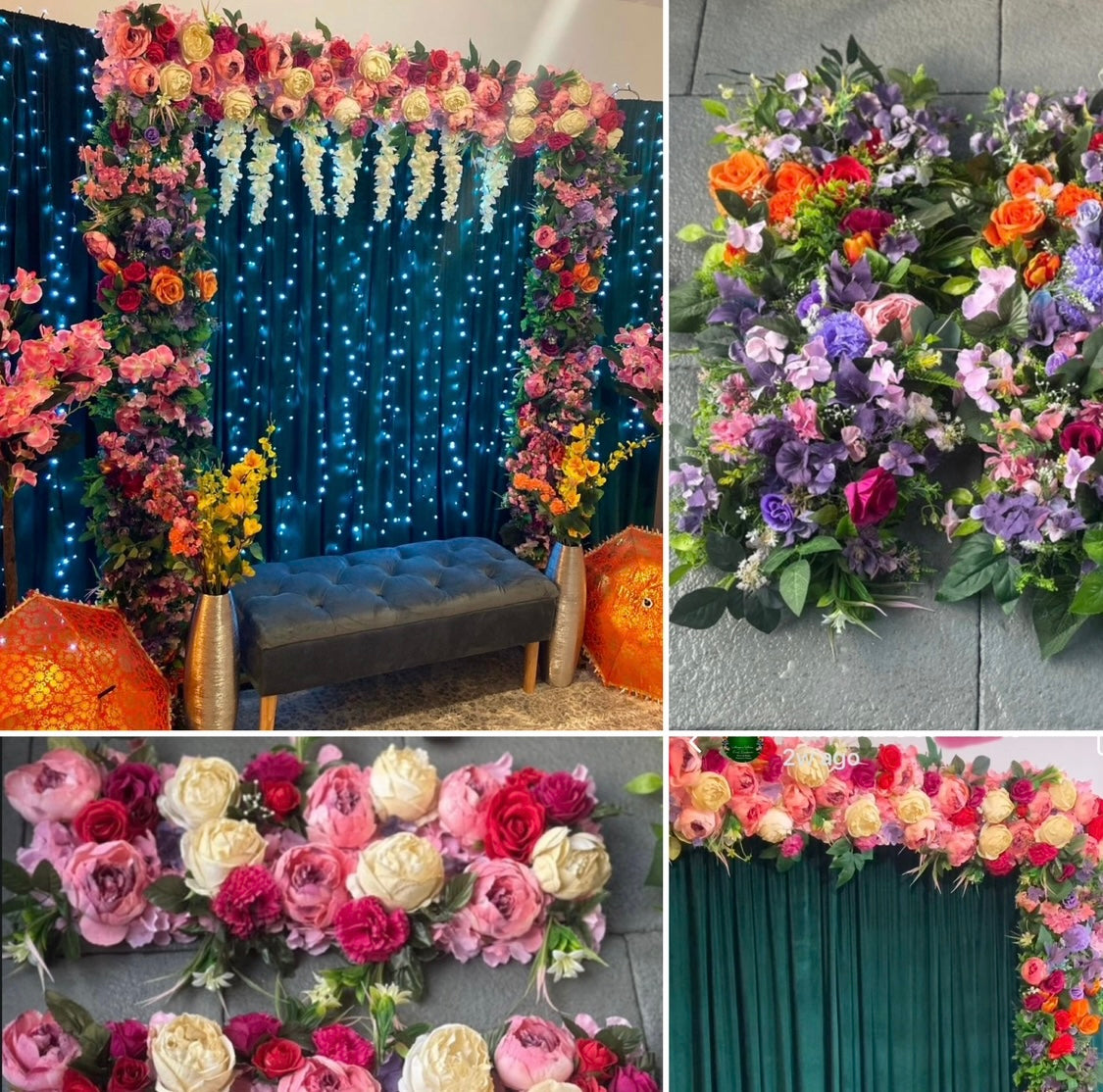 Flower runners/garlands