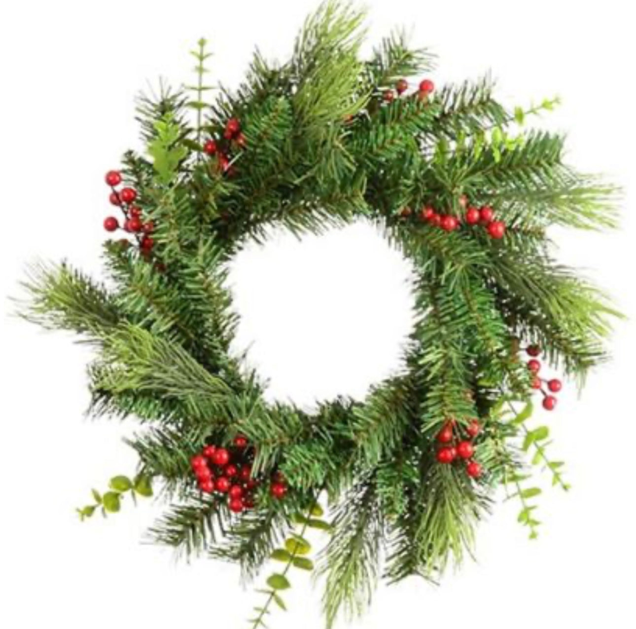Christmas wreaths made with Luxury Artificial Flowers