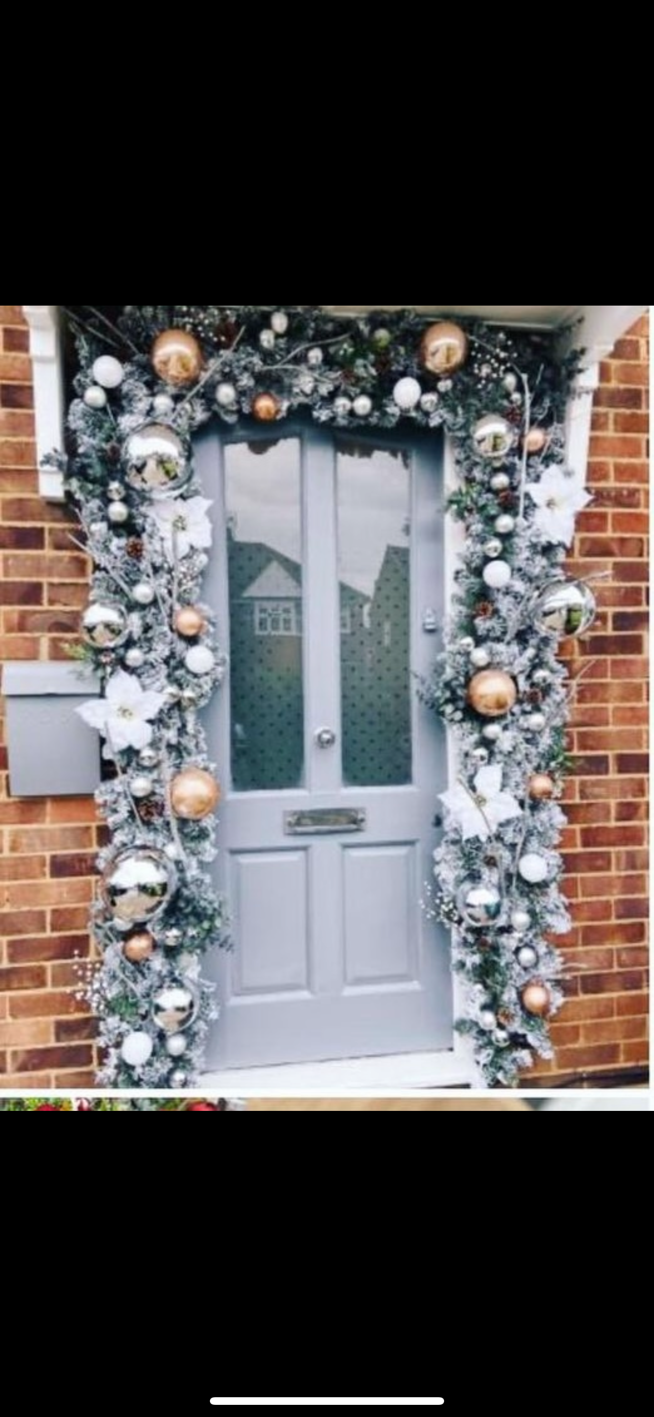 Christmas Flower runners/garlands