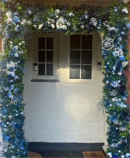 Christmas Flower runners/garlands