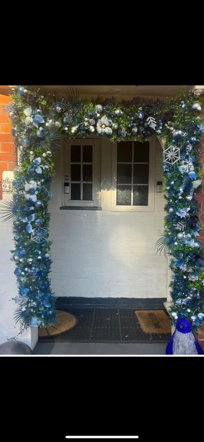 Christmas Flower runners/garlands