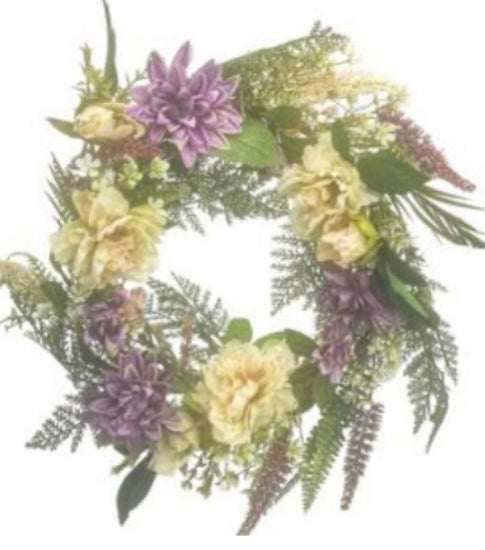 Wreaths made with Luxury Artificial Flowers