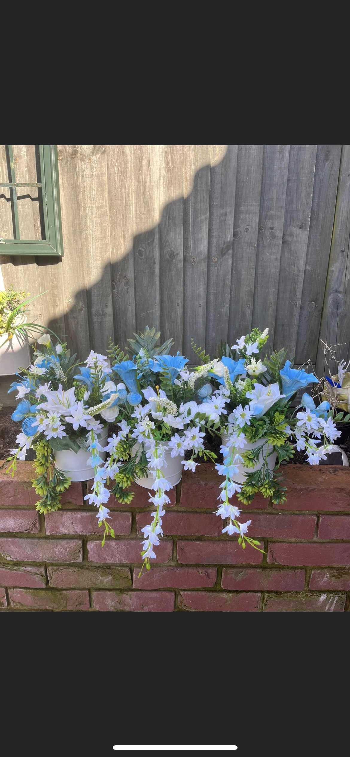 Twin hanging Planters